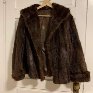 Vintage Fur Coat Made in Canada